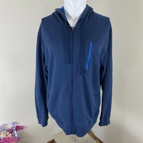 Eddie Bauer Lightweight Blue Athletic Jacket - Picture 11 of 11